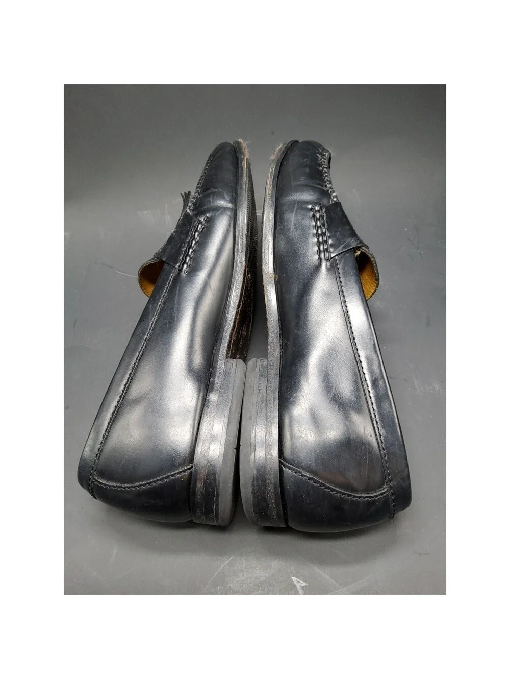 COLE HAAN NikeAir Tassel Loafers C06587 Slip On Dress Shoes Men's 10.5M Black